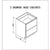 2 Drawers Base Cabinets