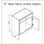 21 inches  Depth Vanity without Drawers